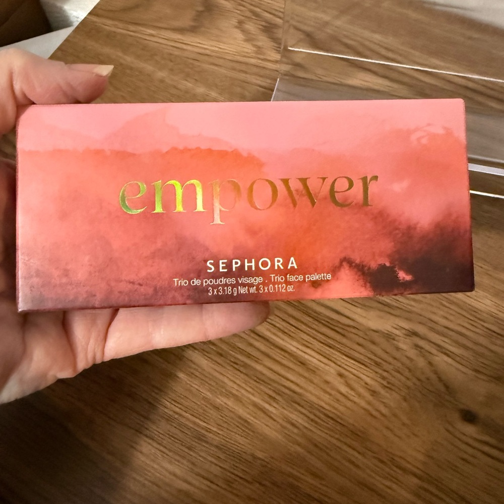 Sephora Empower  Trio Face Palette with Warm Tones